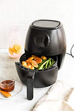 Load image into Gallery viewer, CHEFMAN Small Air Fryer Healthy Cooking, 3.6 Qt, User Friendly, Nonstick, Digital Touch Screen, Dishwasher Safe Basket, w/ 60 Minute Timer &amp; Auto Shutoff, Matte Black, Cookbook Included

