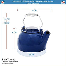 Load image into Gallery viewer, 2.5 Quart Cast Iron Humidifying Woodstove Kettle
