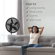 Load image into Gallery viewer, Lasko Elegance &amp; Performance Pedestal Fan, 18 Inch, Black 1827
