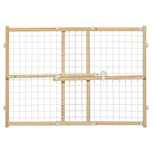 Midwest Wire Mesh Pet Safety Gate, 24 Inches Tall & Expands 27-41.5 Inches Wide