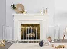 Load image into Gallery viewer, Regalo 192-Inch Super Wide Adjustable Baby Gate and Play Yard, 4-In-1, Bonus Kit, Includes 4 Pack of Wall Mounts
