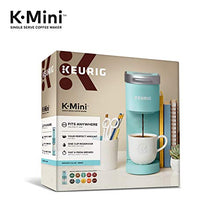 Load image into Gallery viewer, Keurig K-Mini Coffee Maker, Single Serve K-Cup Pod Coffee Brewer, 6 to 12 Oz. Brew Sizes, Oasis
