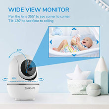 Load image into Gallery viewer, Baby Monitor with Remote Pan-Tilt-Zoom Camera, 3.5” Large Display Video Baby Monitor with Camera and Audio |Infrared Night Vision |Two Way Talk | Room Temperature| Lullabies and 960ft Range
