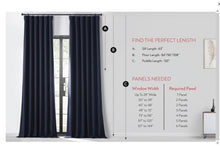Load image into Gallery viewer, HPD Half Price Drapes Faux Linen Room Darkening Curtains - 120 Inches Long Luxury Linen Curtains for Bedroom &amp; Living Room (1 Panel), 50W X 120L, Birch
