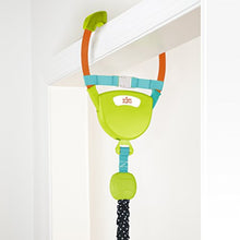 Load image into Gallery viewer, Bright Starts Bounce &#39;N Spring Deluxe Door Jumper with Take-Along Toys, Ages 6 months +, Blue
