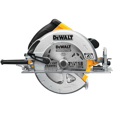 Load image into Gallery viewer, DEWALT Circular Saw, 7-1/4 inch, Pivoting with up to 57 Degree Bevel, Corded (DWE575SB)
