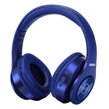 Load image into Gallery viewer, Bluetooth Headphones Wireless,TUINYO Over Ear Stereo Wireless Headset 40H Playtime with deep bass, Soft Memory-Protein Earmuffs, Built-in Mic Wired Mode PC/Cell Phones/TV-Dark Blue
