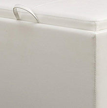 Load image into Gallery viewer, Convenience Concepts Designs4Comfort Accent Storage Ottoman, Ivory
