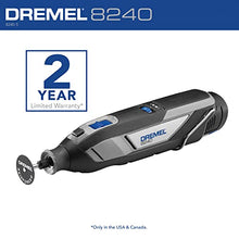 Load image into Gallery viewer, Dremel 8240 12V Cordless Rotary Tool Kit with Variable Speed and Comfort Grip - Includes 2AH Battery Pack, Charger, 5 Accessories &amp; Wrench, Tool Fabric Carry Bag, and Instruction Manual
