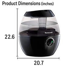 Load image into Gallery viewer, Honeywell HUL520B Mistmate Cool Mist Humidifier Black With Easy Fill Tank &amp; Auto Shut-Off, For Small Room, Bedroom, Baby Room, Office
