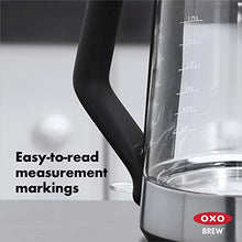 Load image into Gallery viewer, OXO BREW Cordless Glass Electric Kettle, Clear, 175 L
