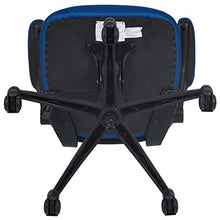 Load image into Gallery viewer, Flash Furniture Mid-Back Blue Mesh Swivel Ergonomic Task Office Chair with Flip-Up Arms
