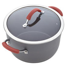 Load image into Gallery viewer, Rachael Ray - 87630 Rachael Ray Cucina Hard Anodized Nonstick Cookware Pots and Pans Set, 12 Piece, Gray with Red Handles
