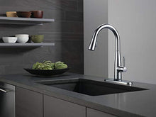 Load image into Gallery viewer, Delta Faucet Essa Touch Kitchen Faucet Brushed Nickel, Kitchen Faucets with Pull Down Sprayer, Kitchen Sink Faucet, Touch Faucet for Kitchen Sink, Touch2O Technology, Arctic Stainless 9113T-AR-DST
