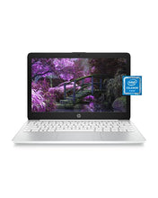 Load image into Gallery viewer, HP Stream 11 Laptop, Intel Celeron N4020, 4 GB RAM, 64 GB Storage, 11.6” HD Anti-Glare Display, Windows 11, Long Battery Life, Thin &amp; Portable, Includes Microsoft 365 (11-ak0040nr, 2021 Diamond White)
