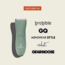 Load image into Gallery viewer, Meridian - The Trimmer - Electric Body &amp; Pubic Hair Trimmer - Waterproof and Cordless for Wet/Dry Use - Painlessly Remove Hair to Feel Fresh Down There - for Men &amp; Women - 90 Min Battery Life - Sage

