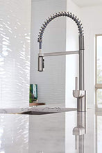Load image into Gallery viewer, Moen 5923SRS Align One-Handle Pre-Rinse Spring Pulldown Kitchen Faucet, Spot Resist Stainless

