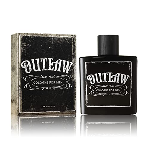 Outlaw Men’s Cologne by Tru Western - Refreshing Bergamot, Lavender and Fir Balsam for a Sensual Aroma - 3.4 oz