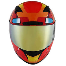 Load image into Gallery viewer, 1STORM Motorcycle Bike Full FACE Helmet Booster Iron Red
