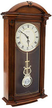 Load image into Gallery viewer, Bulova C4331 Hartwick Chiming Clock, Walnut 29.75 x 14 x 5.5
