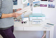 Load image into Gallery viewer, HP DeskJet 3755 Compact All-in-One Wireless Printer, HP Instant Ink, Works with Alexa - Seagrass Accent (J9V92A)
