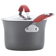 Load image into Gallery viewer, Rachael Ray - 87630 Rachael Ray Cucina Hard Anodized Nonstick Cookware Pots and Pans Set, 12 Piece, Gray with Red Handles
