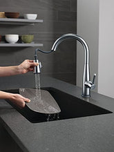 Load image into Gallery viewer, Delta Faucet Essa Touch Kitchen Faucet Brushed Nickel, Kitchen Faucets with Pull Down Sprayer, Kitchen Sink Faucet, Touch Faucet for Kitchen Sink, Touch2O Technology, Arctic Stainless 9113T-AR-DST
