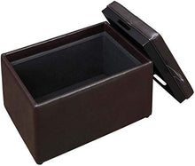 Load image into Gallery viewer, Convenience Concepts Designs4Comfort Accent Storage Ottoman, Espresso
