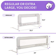 Load image into Gallery viewer, Bed Rail for Toddlers - Extra Long Toddler Bedrail Guard for Kids Twin, Double, Full Size Queen &amp; King Mattress - Baby Bed Rails for Children (Grey XL)
