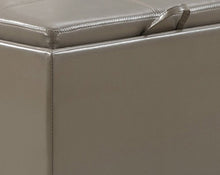 Load image into Gallery viewer, Convenience Concepts Designs4Comfort Accent Storage Ottoman, Gray
