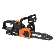 Load image into Gallery viewer, WORX WG322 20V Power Share 10&quot; Cordless Chainsaw with Auto-Tension
