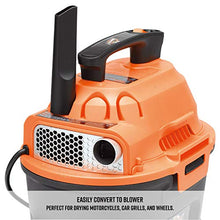 Load image into Gallery viewer, Armor All, AA255 , 2.5 Gallon 2 Peak HP Wet/Dry Utility Shop Vacuum , Orange
