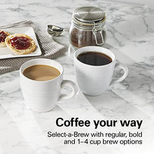 Load image into Gallery viewer, Hamilton Beach Programmable Coffee Maker, 12 Cups, Front Access Easy Fill, Pause &amp; Serve, 3 Brewing Options, Black (46310)
