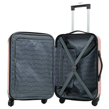 Load image into Gallery viewer, Travelers Club Midtown Hardside 4-Piece Luggage Travel Set, Rose Gold
