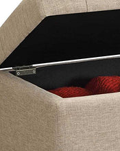 Load image into Gallery viewer, Convenience Concepts 5th Avenue Storage Ottoman
