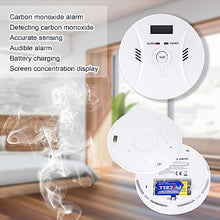 Load image into Gallery viewer, 3-Pack Carbon Monoxide Detectors，Smoke Detector，2 in 1 CO &amp; Smoke Alarm，Smoke Combination CO Alarm,Fire CO for Alarm for Home and Kitchen,LED Screen, CO Carbon Monoxide &amp; Smoke Alarm,3-Pack
