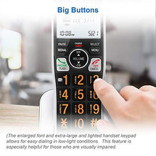 Load image into Gallery viewer, AT&amp;T BL102-2 DECT 6.0 2-Handset Cordless Phone for Home with Answering Machine, Call Blocking, Caller ID Announcer, Audio Assist, Intercom, and Unsurpassed Range, Silver/Black
