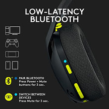 Load image into Gallery viewer, Logitech G435 LIGHTSPEED Wireless Bluetooth Gaming Headset - Lightweight, built-in mics, 18h battery, compatible with Dolby Atmos, PC, PS4, PS5, Nintendo Switch, Mobile - Black
