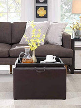 Load image into Gallery viewer, Convenience Concepts Designs4Comfort Accent Storage Ottoman, Espresso
