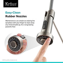 Load image into Gallery viewer, Kraus KPF-1610SS Bolden 18-Inch Commercial Kitchen Faucet with Dual Function Pull-Down Sprayhead in All-Brite Finish, Stainless Steel
