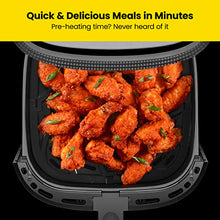 Load image into Gallery viewer, Chefman TurboFry® Touch Air Fryer, XL 8-Qt Family Size, One-Touch Digital Control Presets, French Fries, Chicken, Meat, Fish, Nonstick Dishwasher-Safe Parts, Automatic Shutoff, Stainless Steel
