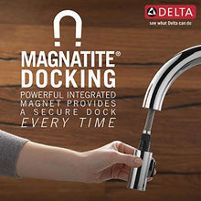 Load image into Gallery viewer, Delta Faucet Essa Touch Kitchen Faucet Brushed Nickel, Kitchen Faucets with Pull Down Sprayer, Kitchen Sink Faucet, Touch Faucet for Kitchen Sink, Touch2O Technology, Arctic Stainless 9113T-AR-DST
