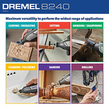 Load image into Gallery viewer, Dremel 8240 12V Cordless Rotary Tool Kit with Variable Speed and Comfort Grip - Includes 2AH Battery Pack, Charger, 5 Accessories &amp; Wrench, Tool Fabric Carry Bag, and Instruction Manual

