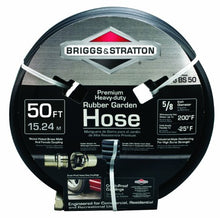 Load image into Gallery viewer, Briggs and Stratton 8BS50 50-Foot Premium Heavy-Duty Rubber Garden Hose
