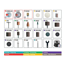 Load image into Gallery viewer, Dremel Rotary Tool Accessory Kit- 710-08- 160- EZ Lock Technology- 1/8 inch Shank- Cutting Bits, Polishing Wheel And Compound, Sanding Disc And Drum, Carving, Sharpening, And Engraving
