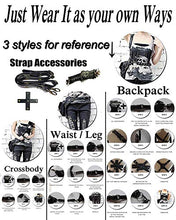 Load image into Gallery viewer, Steampunk Waist Bag Fanny Pack Fashion Gothic Leather Shoulder Crossbody Messenger Bags Thigh Leg Hip Holster Purse Travel Pouch Hiking Sport Chain Bags for Women Men

