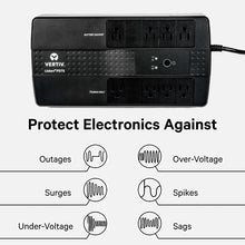 Load image into Gallery viewer, Liebert PST5 UPS - 500VA/300W 120V, Standby Power, 8 Outlets, Network Protection, 3 Year Warranty, Shutdown Software, Uninterruptible Power Supply, Battery Backup with Surge Protection (PST5-500MT120)
