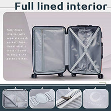 Load image into Gallery viewer, Coolife Luggage Expandable Suitcase PC+ABS 3 Piece Set with TSA Lock Spinner 20in24in28in
