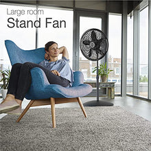 Load image into Gallery viewer, Lasko Elegance &amp; Performance Pedestal Fan, 18 Inch, Black 1827
