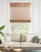 Load image into Gallery viewer, CHICOLOGY Bamboo Blinds , Bamboo Shades , Roman Shades for Windows , Roman Window Shades , Window Shades for Home , Bamboo Shades for Patio , Blinds &amp; Shades , Window Shade , 23&quot;W X 64&quot;H, Acorn

